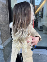 SULMY Brown to Blonde Balayage Wigs 100% Real Human Hair for Caucasian